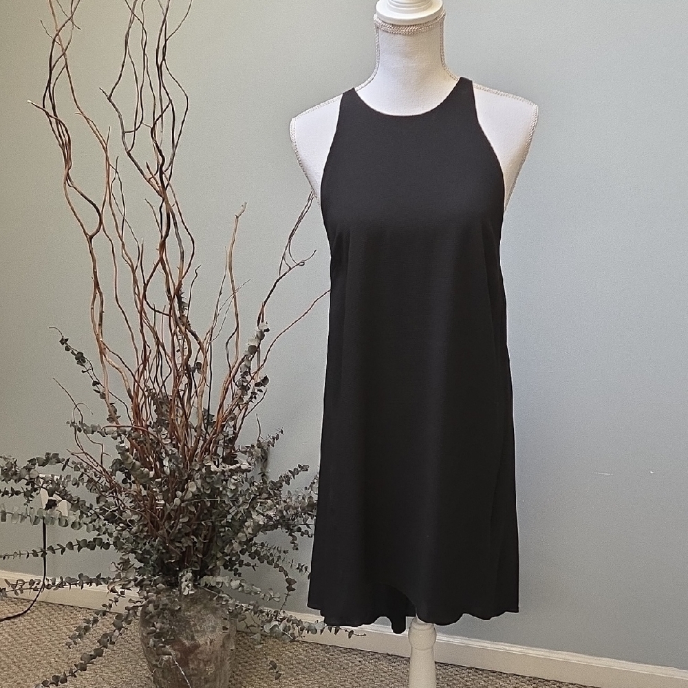 Mossimo Supply Co Black Sleeveless Halter Mini Dress